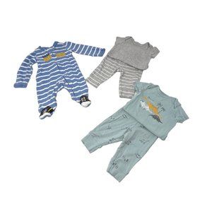 Baby‎ Boys - Sleeper, 2 Leggings and 2 Body Suits - Size 3 Month